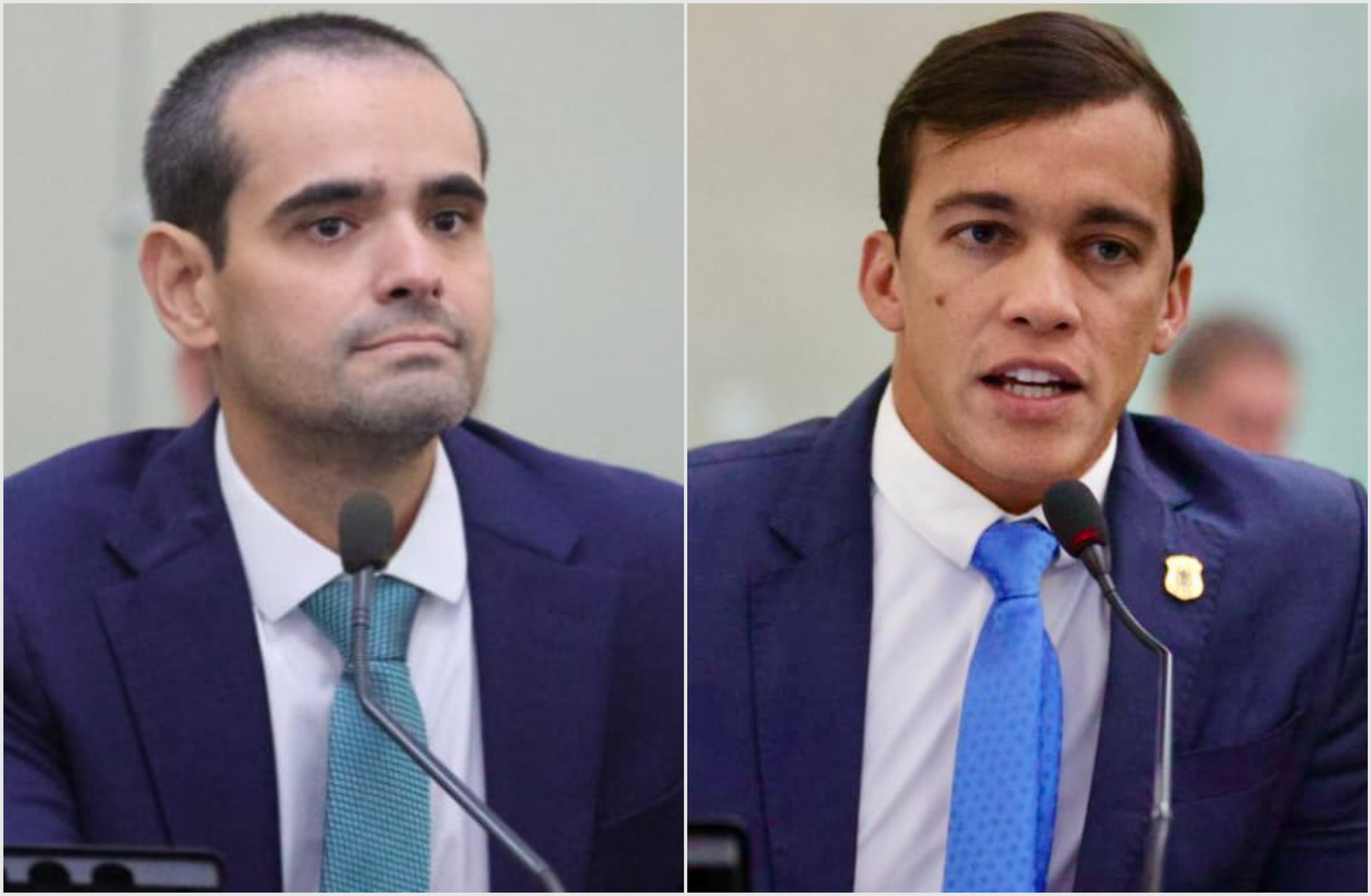 Deputados Lelo Maia e Leonam Pinheiro. Fotos: Igor Pereira.