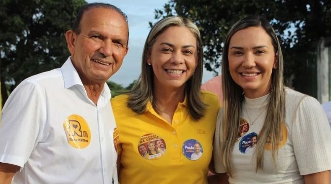 Cicero Cavalcante, Flávia Cavalcante e Fernanda Cavalcante. Foto: Assessoria.