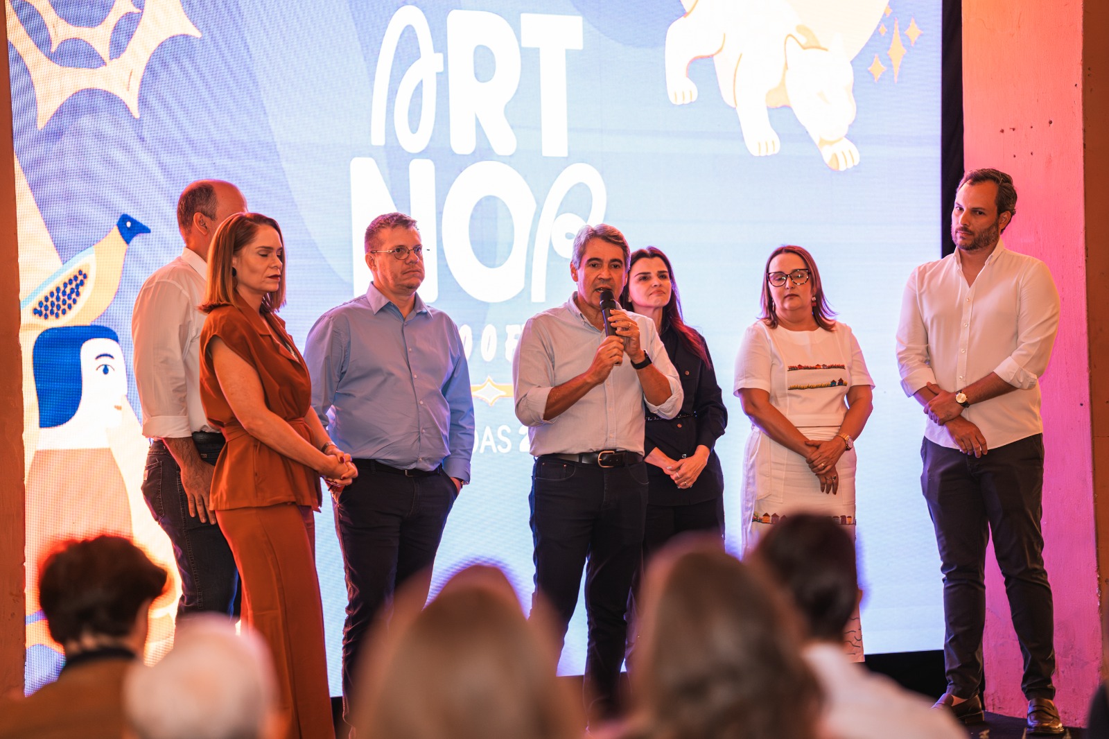 O superintendente do Sebrae, Domício Silva, destacou a Artnor como um movimento cultural capaz de transformar vidas. Foto: Julio Vasconcelos.