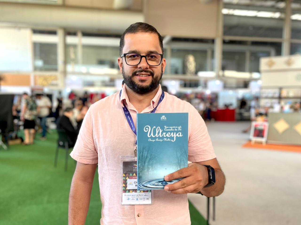 Peregrino e escritor Cheops Malta. Foto: Assessoria.