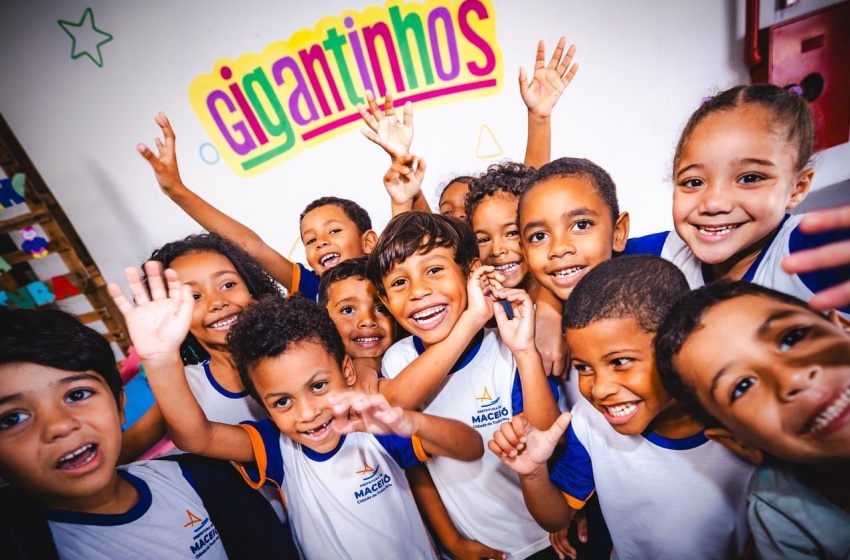 Crianças de 4 e 5 anos do Gigantinhos participarão das atividades. Foto: Ascom Semed/Arquivo.