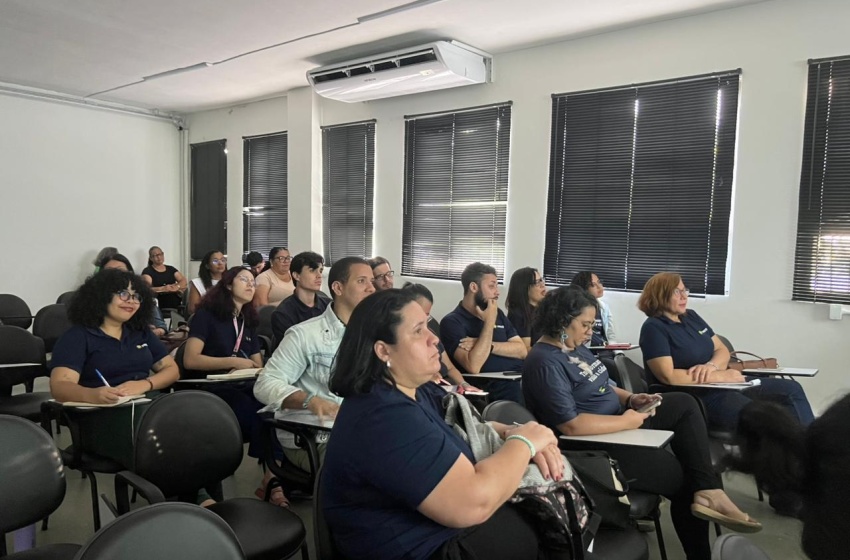 Formação para profissionais da Educação pública municipal. Foto: Bianca Rodrigues/ Ascom Semed.