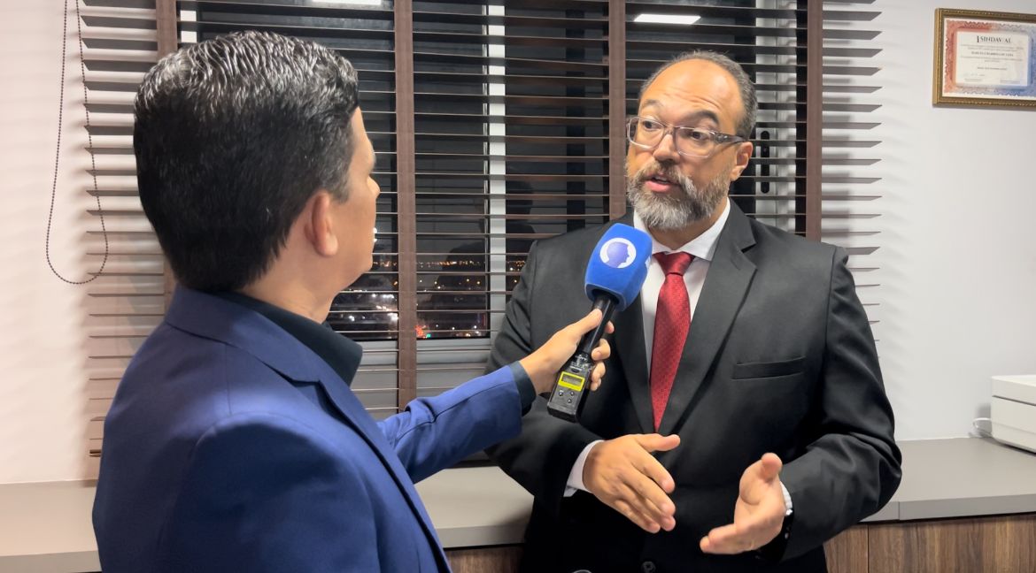 Advogado Marcelo Lima e Jornalista Abidias Martins. Foto: Evelly Martins.