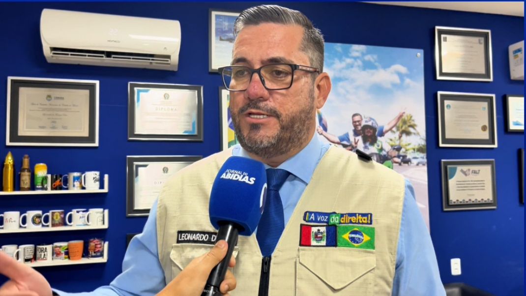 Vereador Leonardo Dias. Foto: Evelly Martins.