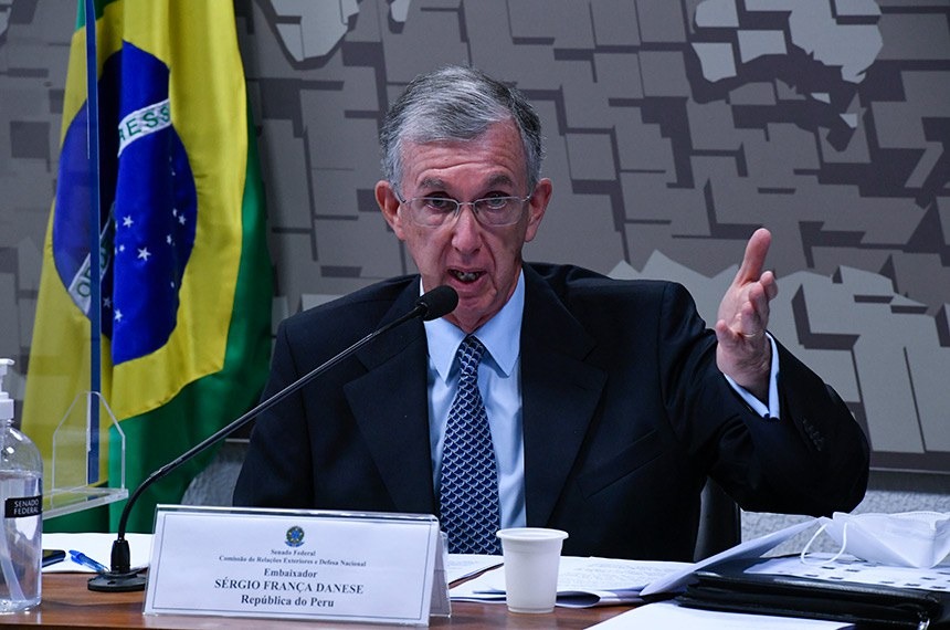 Embaixador Sérgio França Danese. Foto: Edilson Rodrigues/Agência Senado