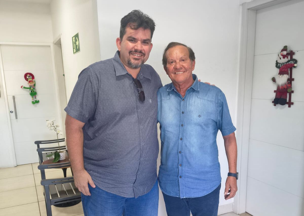 Presidente do Partido Novo em Alagoas, André Farias, e empresário Rafael Tenório. Foto: Assessoria.