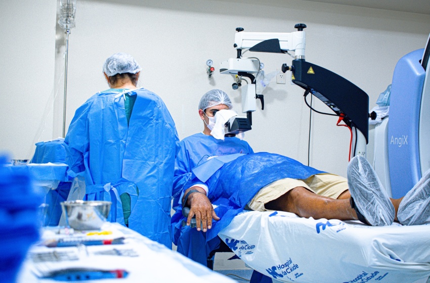 Hospital da Cidade devolveu a visão a milhares com mais de 7 mil cirurgias realizadas. Foto: David Silas/Ascom Maceió Saúde