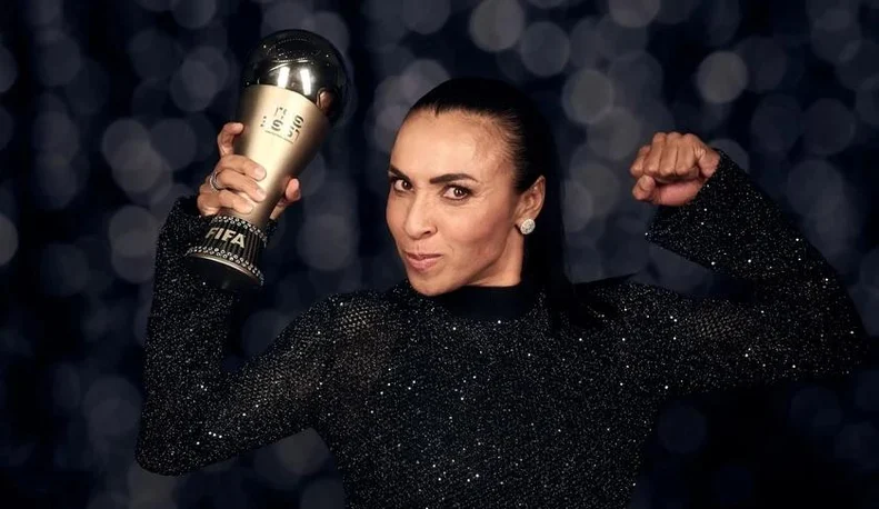 Marta foi eleita seis vezes a melhor jogadora do mundo - Foto: CBF
