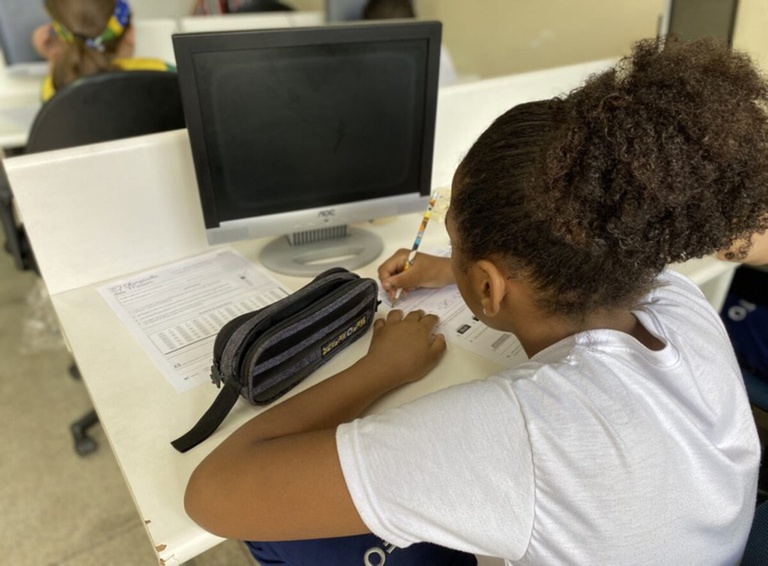 As inscrições são feitas pelas instituições de ensino ou secretarias de educação pela internet Foto: Divulgação/Impa.