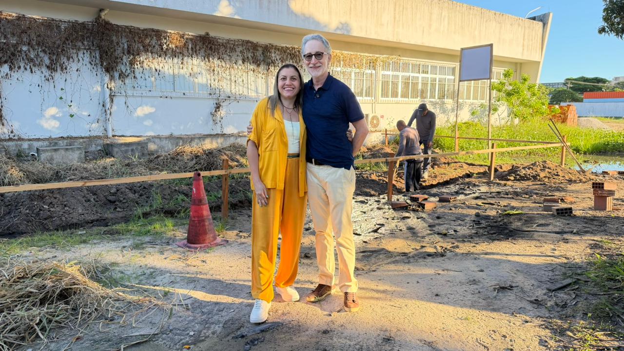 Rosaline Mota e Marcos Gomes. Foto: Abidias Martins.