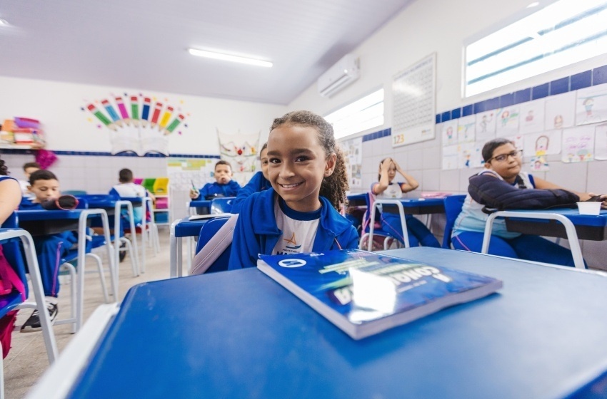 Estudantes na sala de aula. Foto: Ascom Semed